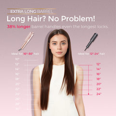 TYMO CurlPro Plus dual heaters heat evenly for faster styling