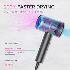 TYMO concentrator attachment focuses airflow for smooth blowouts