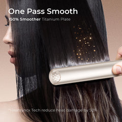 TYMO flat iron 1-inch plates curls into waves for versatile styling