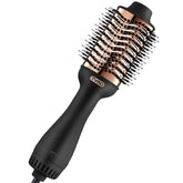 TYMO hair dryer brush with oval titanium barrel for sleek frizz-free blowouts
