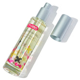 TYMO heat protectant spray bottle closeup showing 450°F protection