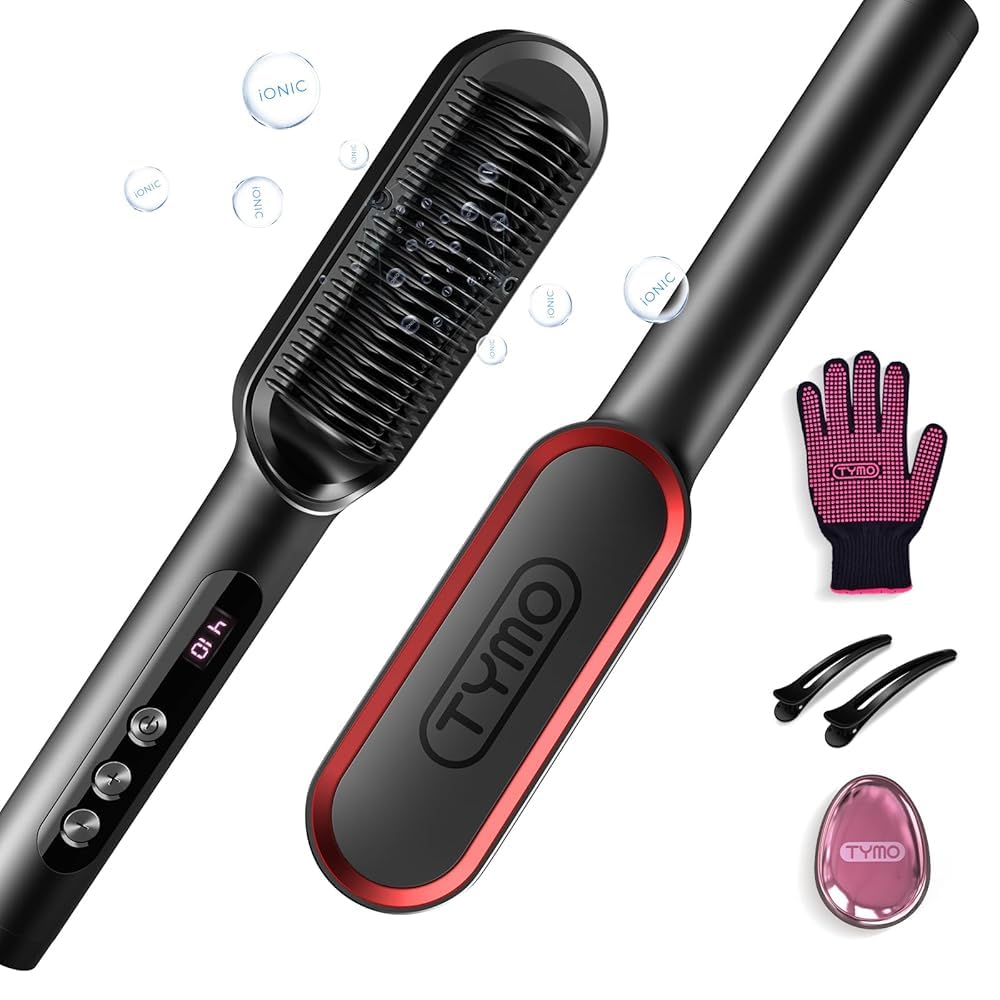 TYMO Ring Plus keratin-coated teeth close-up for smooth root-to-tip straightening