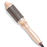 TYMO STYLUX 1.7-inch barrel with flexi-fit bristles for smooth glide and even heat.