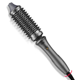 TYMO Stylux thermal brush barrel closeup showing ceramic heat for smooth styling