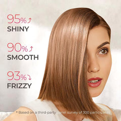TYMO Weightless Hair Oil dispense pump demonstrates easy, precise application.