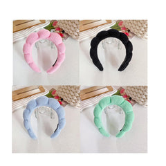 tysseley spa headband flower-cloud-design adds stylish touch during skincare