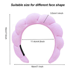 tysseley spa headband water-absorbent keeps hair dry while washing face