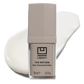 U Beauty The RETURN Eye Concentrate packaging close-up for premium eye care and refresh