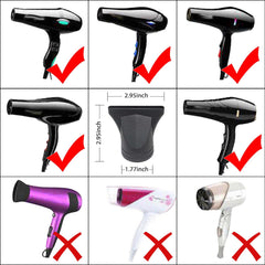 UAIAGM universal nozzle snap-on focuses airflow for precise styling at home or in the salon.