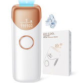 Ubroo IPL device front view in gold offers a convenient at-home treatment option.