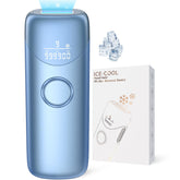 Ubroo IPL device in blue front view for at‑home painless hair removal sessions