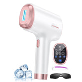 Ubroo IPL Pro front view shows sleek at-home laser device for smooth skin.