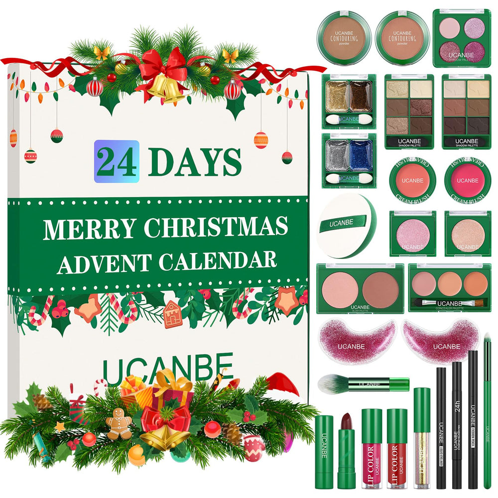 UCANBE Advent Calendar box front view with festive packaging for gifting.