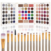 UCANBE Eyeshadow Palette close-up shows 86 pigmented shades for versatile looks.