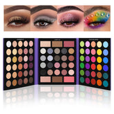 UCANBE Pretty All Set palette open with 86 shades for versatile looks.