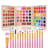 UCANBE Professional 86-colors palette cover in star-pattern case for versatile looks.