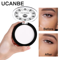 UCANBE white powder oil absorption close-up demonstrates oil control