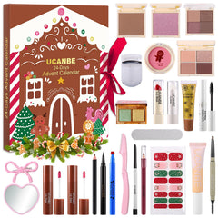 UCANBEMAKEUP advent calendar 2025 boxes showcase festive unboxing and gift-ready packaging.