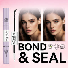 UCOOLME Lash Bond and Seal two-in-one design closeup demonstrates simplified lash routine.