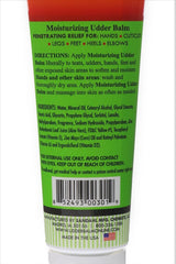 Udder Balm Hands-application shows versatile use for hands, elbows and dry skin by daily moisturizing.