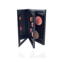 UDTIP double-layer book-shaped palette with mirror for on-the-go touch-ups.