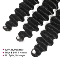Uesoels loose deep wave bundles 24inch for dramatic length and seamless styling.
