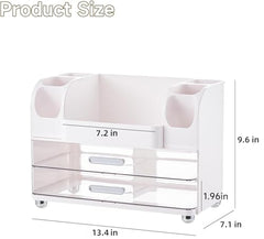 UFORU makeup organizer top space fits skincare and palettes for easy access.
