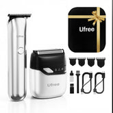 Ufree beard-trimmer-foil-shaver-kit front view for precise daily grooming, on-the-go ready.