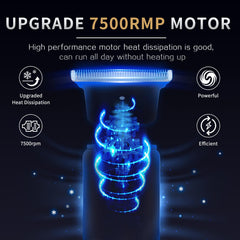 Ufree beard trimmer LCD display shows battery life for easy on-the-go grooming