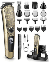 Ufree beard trimmer with charging stand for organized grooming on busy mornings.