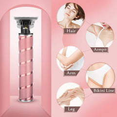 Ufree bikini trimmer t-blade close-up for smooth body shaving.