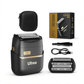 Ufree foil shaver with 4 floating blades delivers precise contouring for a smooth shave.