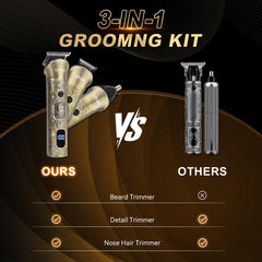 Ufree stainless steel blades ensure smooth trimming experience.