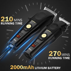 Ufree trimmer with zero-gap T-blade supports precise beard and edge shaping