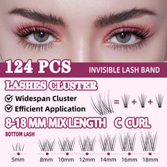 Uilulu bottom lashes 5 mm detail for wispy natural depth