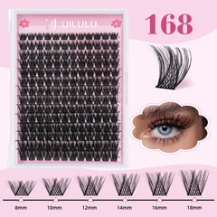 Uilulu Lash Clusters Kit bond-seal for secure wear and precise application.