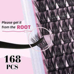Uilulu Lash Clusters Kit lash remover enables safe cleanup after wear.