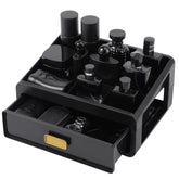 UJQSUN Cologne Organizer, dresser top view, keeps fragrances neatly arranged for easy access