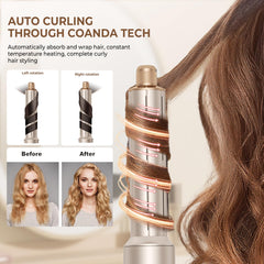 UKLISS Coanda-effect curls provide smooth, balanced curl results.