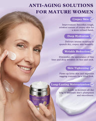 UKVOA Neck Firming Cream applied to the neck for smoother appearance.