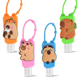 Ulbemoll capybara travel bottle 30ml in a 4-pack for easy sanitizer on the go