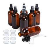 ULG fine mist sprayers amber Boston bottle front view shows UV protection