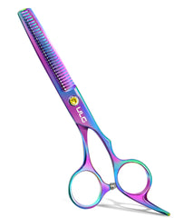 ULG hair thinning scissors with teeth blades for even texture and precise thinning