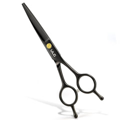 ULG professional hair cutting scissors gloss black finish for precise cuts