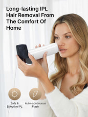Ulike Air 3 full-body treatment demonstrates versatile coverage from legs to bikini