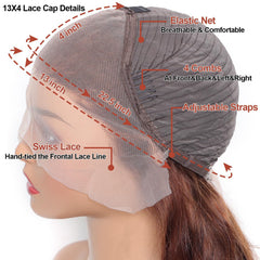 ULOVE HAIR water curly 20-inch lace front wig, lifestyle shot highlights versatile curls.