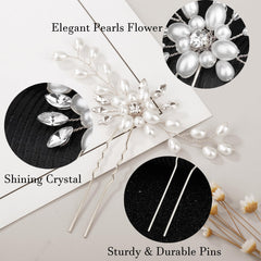 ULTIMUTE bridesmaid accessory set features rhinestones and pearls for chic, coordinated styles.