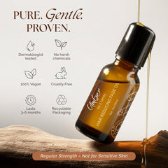 Umber by J. Lenay natural oil ingredients show papaya and argan for gentle care.