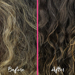 Umberto Giannini Curl Jelly used with a diffuser for added volume.