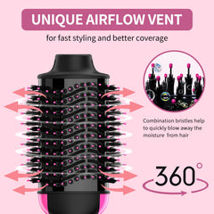 Umeely negative-ion technology reduces frizz for shinier, calmer hair.